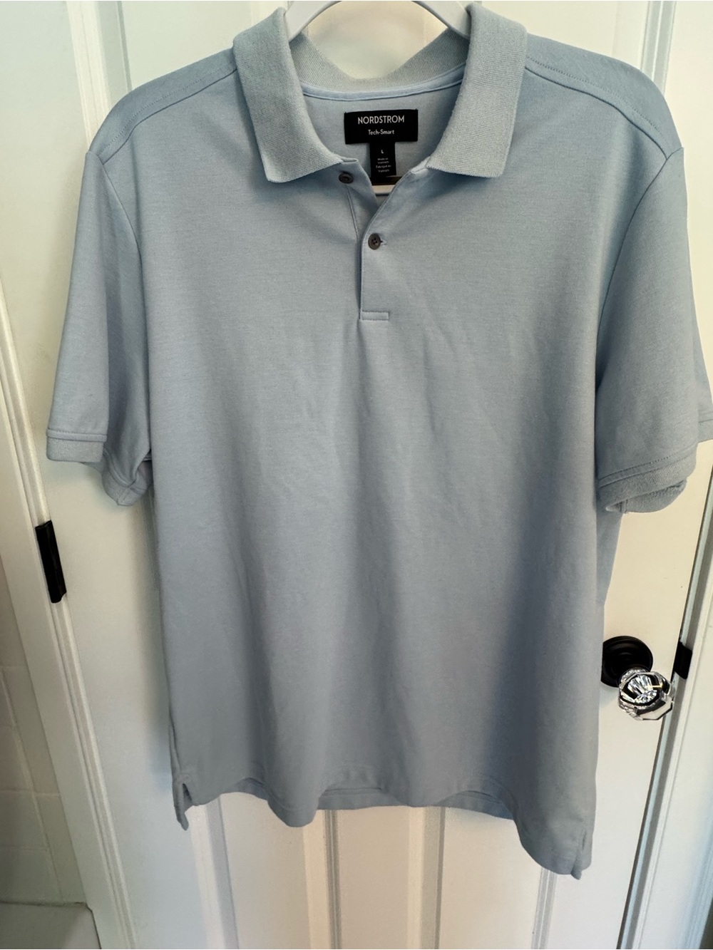 Nordstrom Men’s Pale Blue Polo Shirt size L